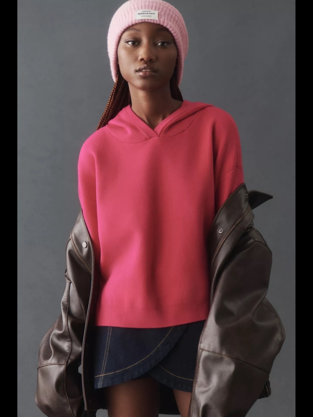 Anthropologie Maeve Compact Hooded Sweater